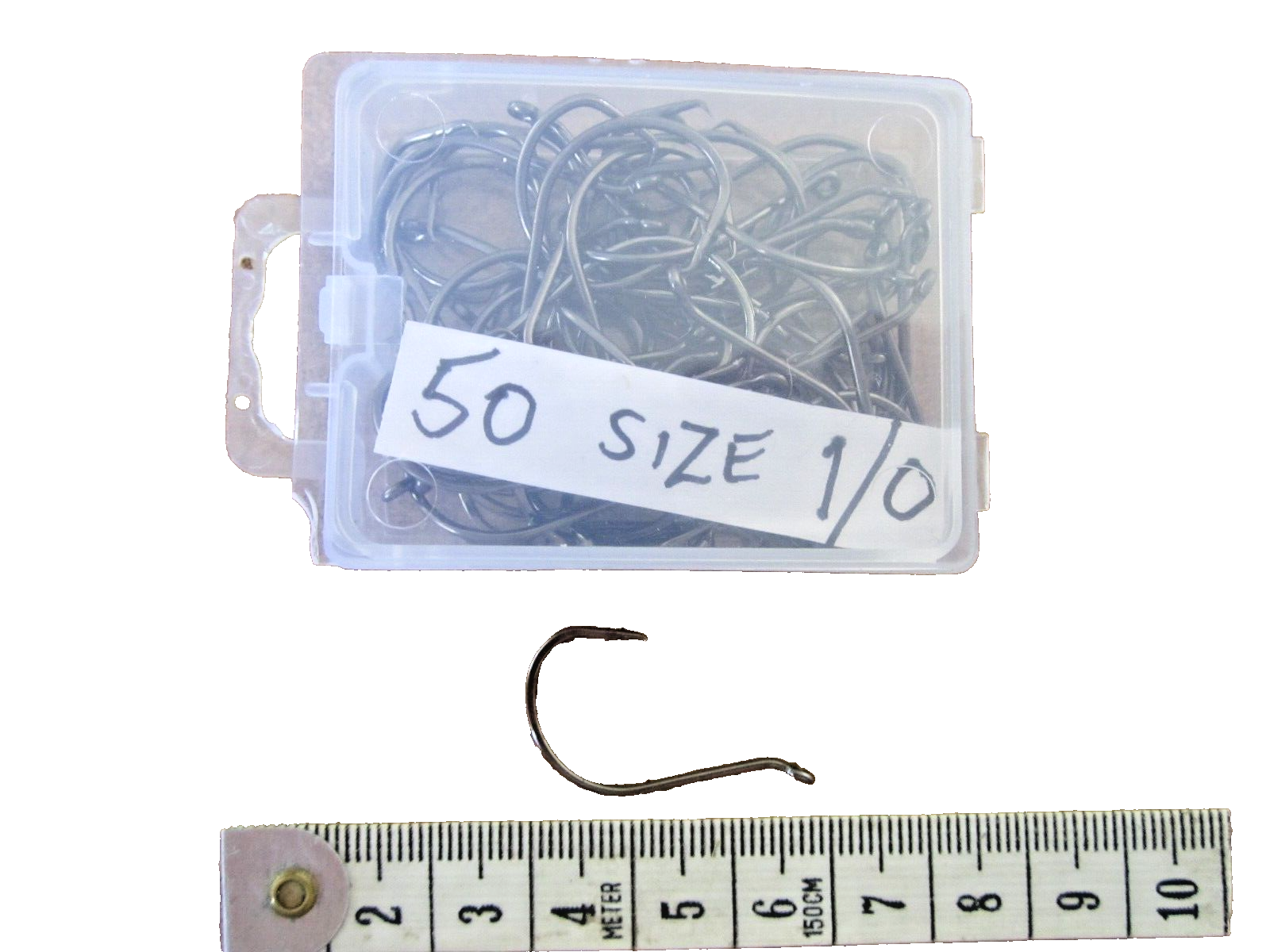 50 size 1/0 Circle Fishing Hooks Mackerel Bright Attractor Lure eBay