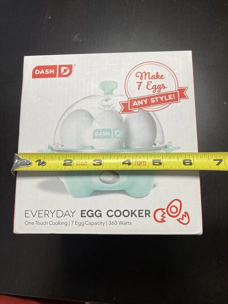 DASH Electric Egg Cooker 7 Egg Capacity One Touch Cooking