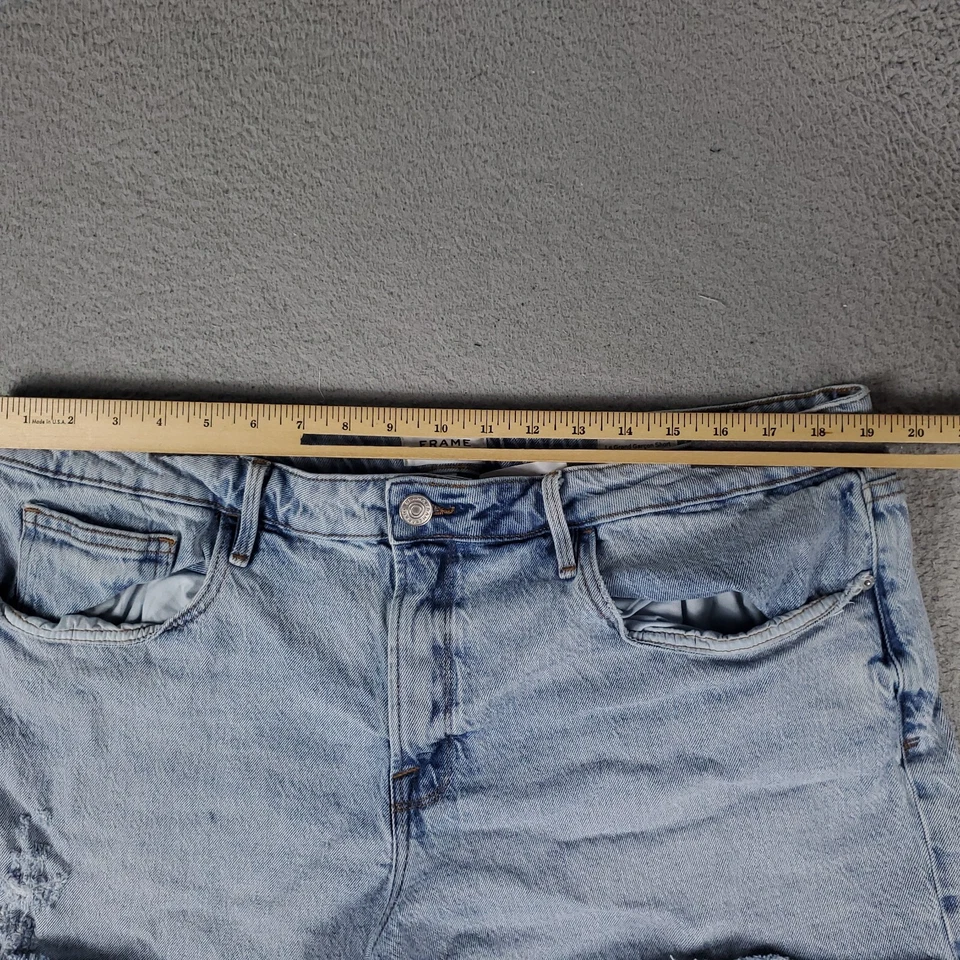 Pantalones Cortos Frame Mujer Talla 34 Azul Corte Le Grand Garcon Denim Damas Foto 4 de 4