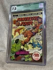 Fantastic Four #166 Marvel Comics CGC Graded 7.0 Qualified 1/76 1976 Hulk Appear