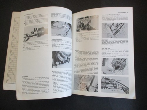 KAWASAKI KM100 GENUINE FACTORY OFFICIAL WORKSHOP SERVICE MANUAL PRE-OWNED - Picture 9 of 12
