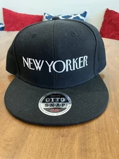 Rare New Yorker Magazine Promo Snapback Hat Cap Otto Adult One Size Embroidered 