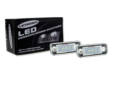 LETRONIX SMD LED Kennzeichenbeleuchtung Mercedes C-Klasse W203 Kombi