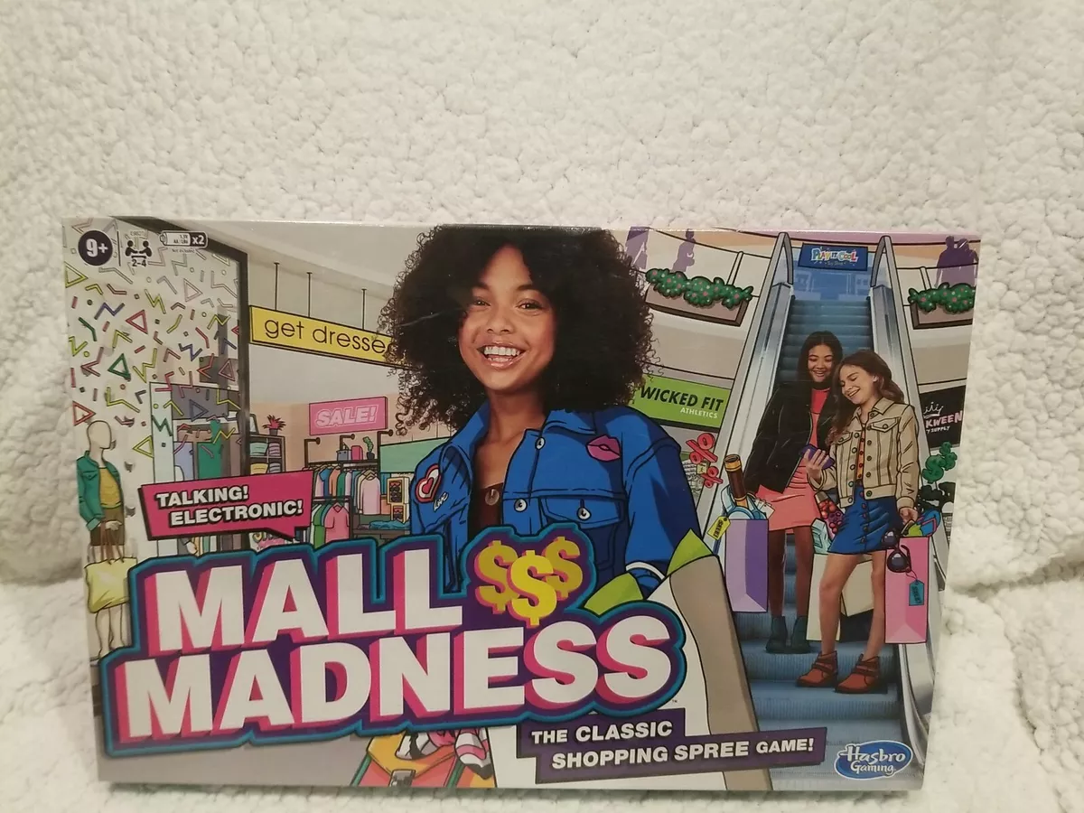 Hasbro Gaming Mall Madness Game, Talking Electronic Shopping Spree