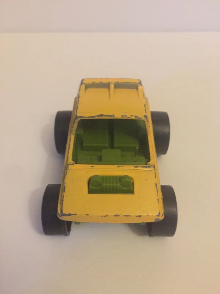 Vehículo todo terreno Tootsietoy "Koot" vintage - amarillo/verde - EE. UU. - buen estado Foto 3 de 4