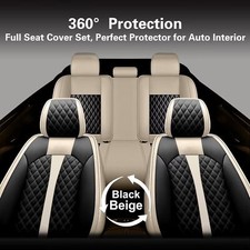 Full Set For Honda Accord 2003-2017 Car Front Rear 5-seat Covers Faux Leather