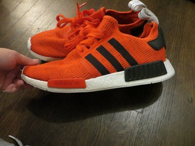 Adidas Men's NMD R1 Core Red Black BB2885 Size 13 Good