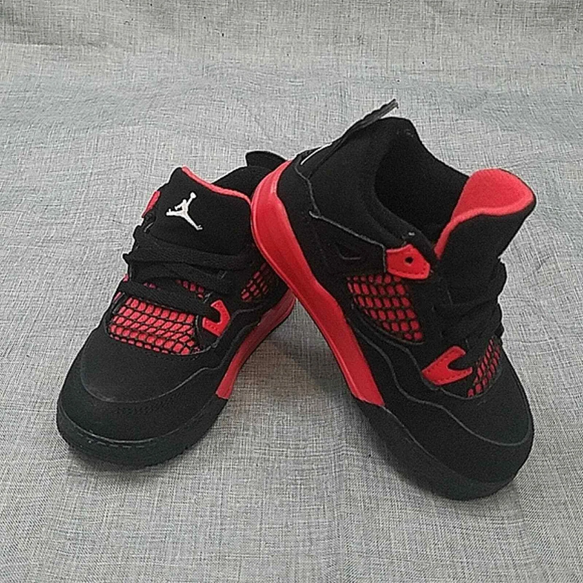 Nike Air Jordan 4 retro red Thunder / black bq7670-016 TD sneaker size 8C