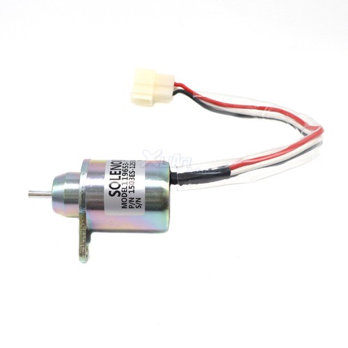 119653-77950 For 3TNE84 3TNE88 4TNE84 3TNV70 4TNV84 3TNV76 1x Fuel Stop Solenoid - Picture 6 of 14