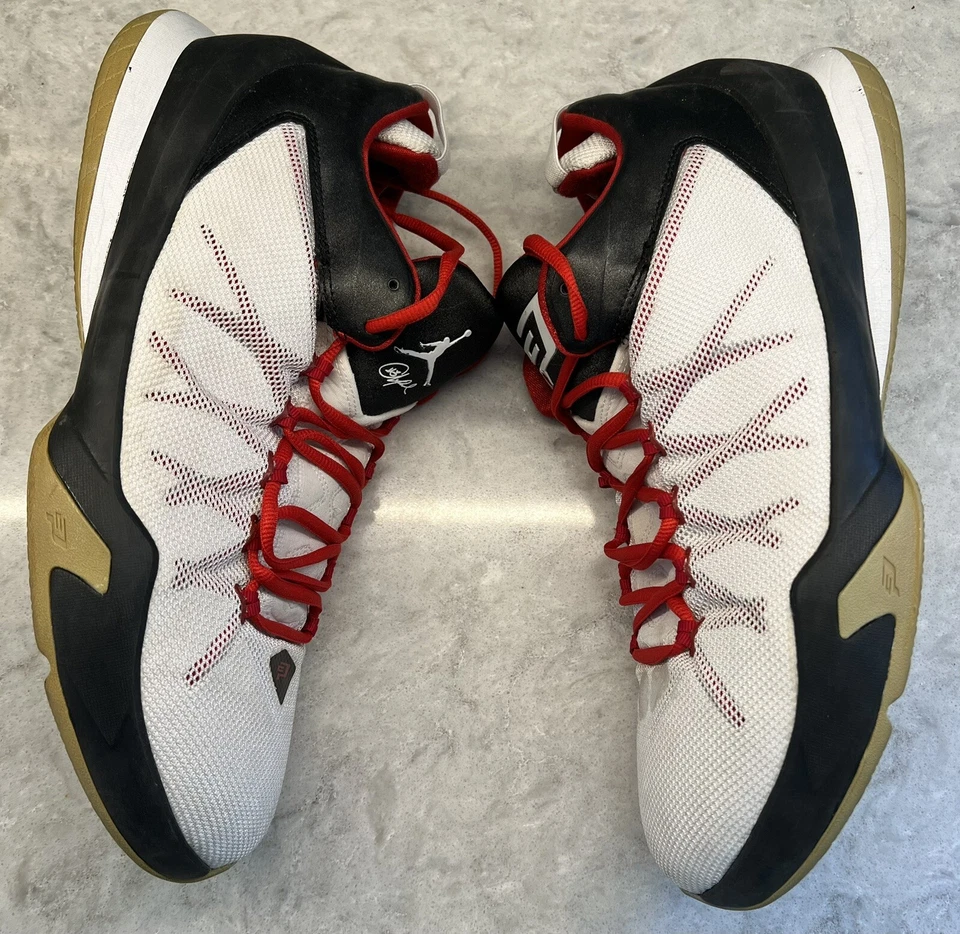 Nike Jordan CP3.VIII AE Blanco/Rojo/Negro 725173-101 Hombres Talla 13 Foto 2 de 4