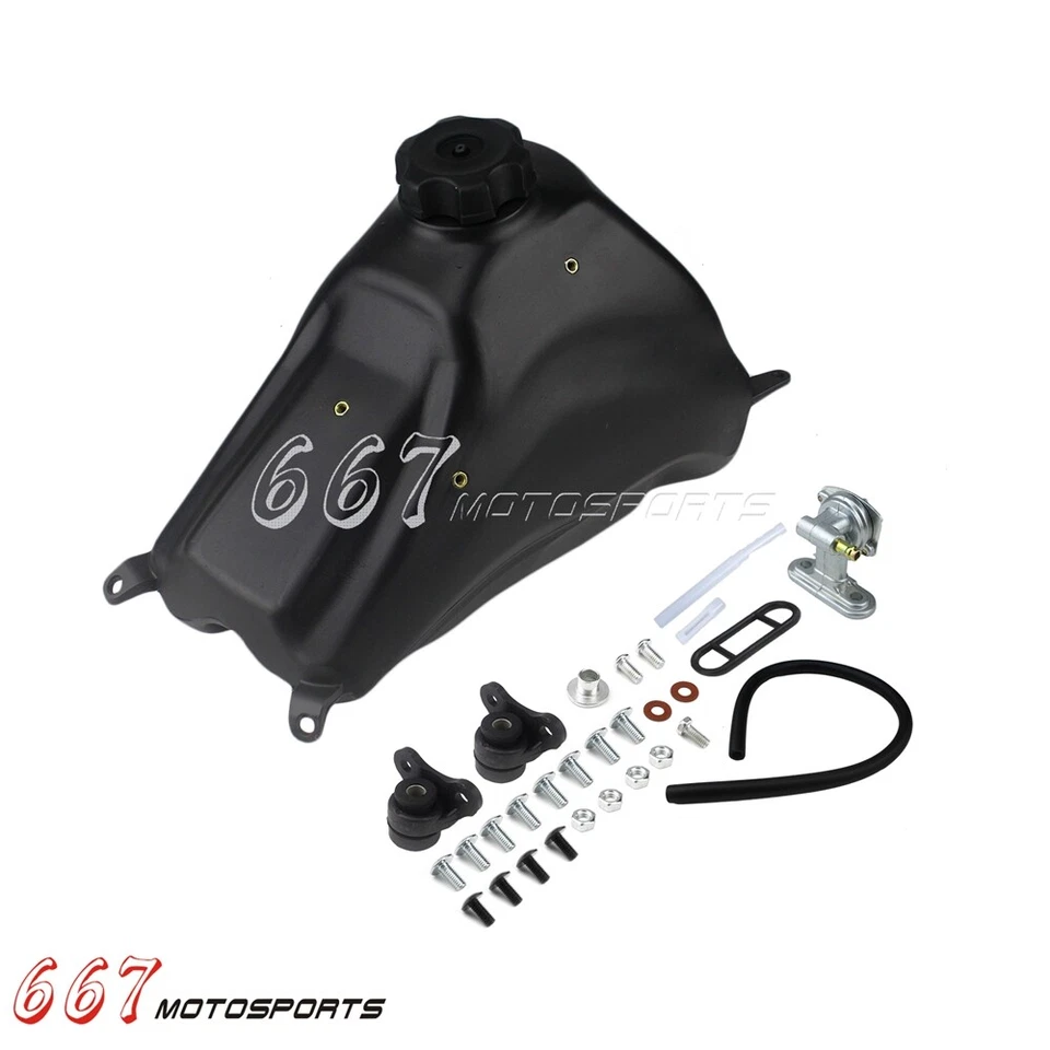 Kit de tanque de combustible para Honda CRF230F 2015-2019 tanque de gasolina con tapa de tanque plástico negro Foto 3 de 4