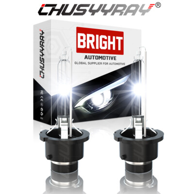 Pair D4R HID Xenon Headlight Bulb 6000K For Toyota Prius 2006-2009 HID Headlamps