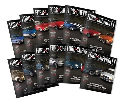 Colección De 12 magazines Ford Versus Chevrolet - Picture 1 of 4