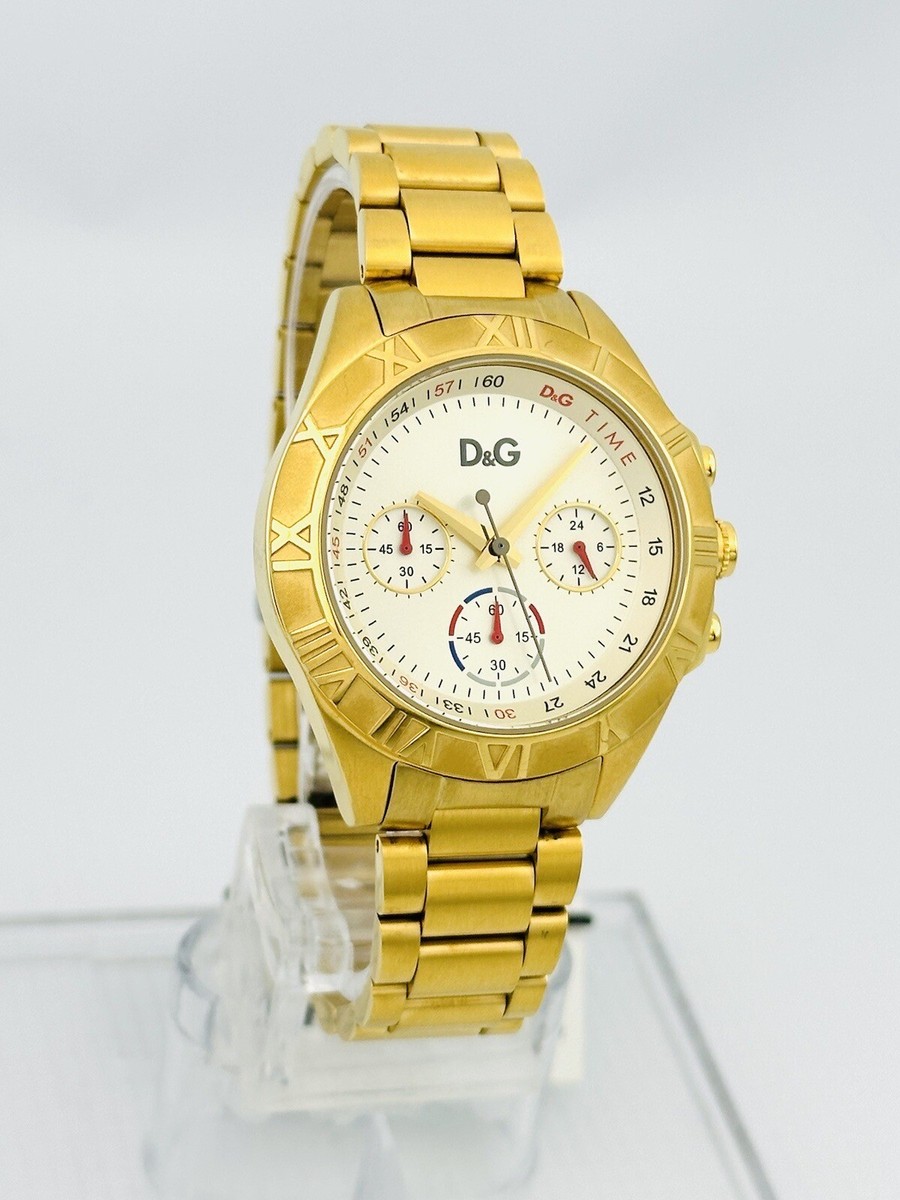 D&G Dolce & Gabbana DW0446 Women's Pampelonne Gold Multi-function