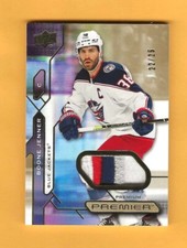 2021-22 UD Premier#81 Boone Jenner Columbus Blue Jackets  4 colour Patch 22/25