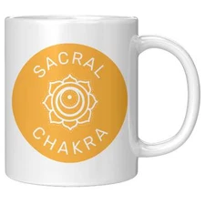 Sacral Chakra White Mug
