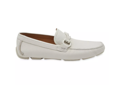Salvatore Ferragamo アイボリー ローファー Ferragamo Front 4 Leather Loafers, Mascarpone - Retail $750 | eBay