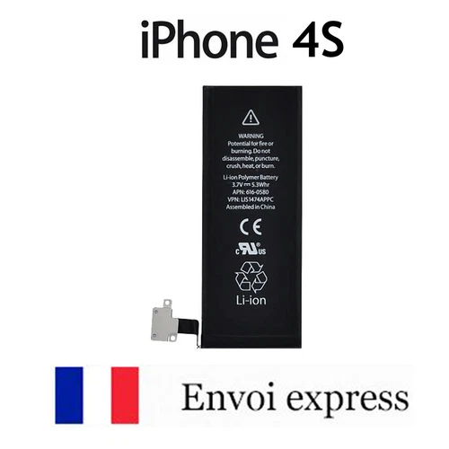 New iPhone 4S Internal Battery - 1420mAh NEW Internal Battery