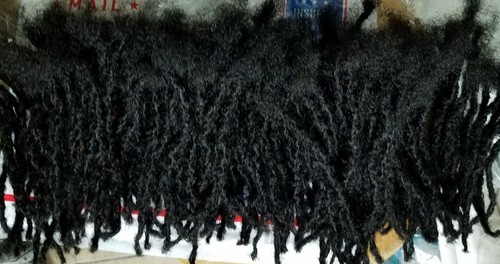 100% Cerraduras de Cabello Humano Hechas a Mano 130 Piezas 8" Negro Micro 2mm a 2.5mm - Imagen 3 de 9