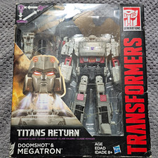Hasbro Transformers Titans Return Doomshot Megatron Transforming Action Figures