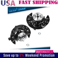 Wheel Bearing Hub Steering Knuckle Assy Fits Toyota Corolla 2003-2008 Front Pair