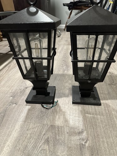 Steve Handelman Studios Toscana 8" pier lights Black x2