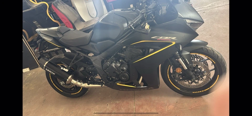 Auspuff komplett zugelassen Arrow IndyRace EVO Aluminium Dark Honda CBR 650R 2024 - Bild 4 von 4