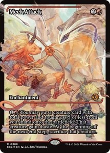Meek Attack (0388) (Showcase) Foil - Lorwyn Eclipsed