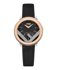 Fendi Womens Two Tone 28mm Strap Fashion Watch