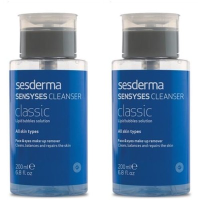 2 pack Sesderma Sensyses Classic Cleansing Lotion face and eyes 200 ml