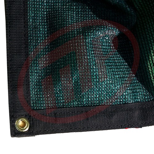 Green  8 ft. x 10 ft. Premium 90% shade sail, sun block, privacy screen - Picture 3 of 4