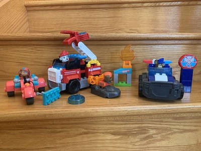 Mega Blocks Paw Patrol 3 Sets Not Complete - Liberty, Chase And Marshall