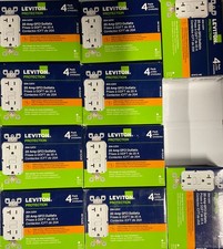 40PCS LEVITON GFNT2-4W 20A GFCI OUTLET WH NEW these are not tamper resistant