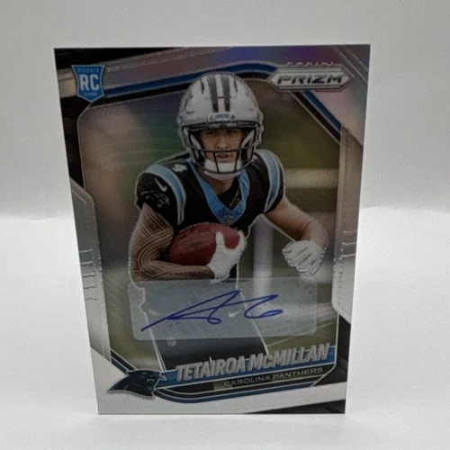 Panini Prizm Rookie Autograph Silver Tetairoa McMillan Panthers #311 2025