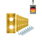 Titanium Blades for Worx Landroid Replacement Knife for Knife Disc WR141E WR167E...