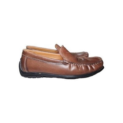 Ecco Men's Light Brown Comfort Slip On Arch Support Loafer Shoes Sz EU 40 US 7.5