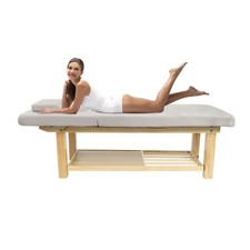 Solid Wood Stationary Massage Table 0-45 Angle Adjustable Physical Therapy Table