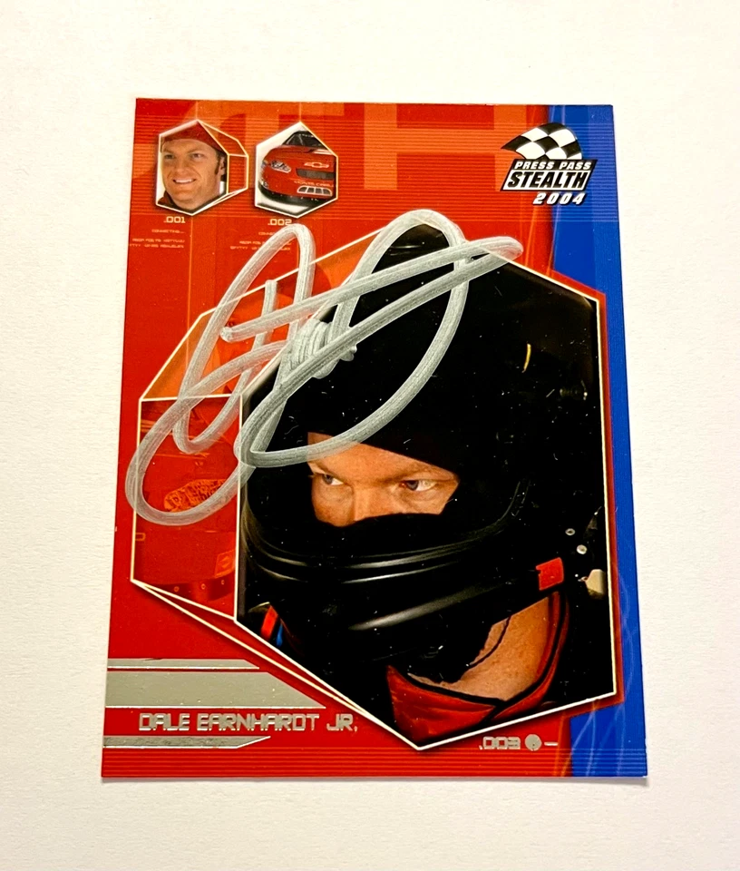 Dale Earnhardt Jr. NASCAR 2004 Press Pass Stealth #54 Autographed Signed - Image 2 of 3