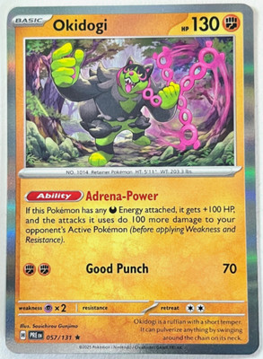 Pokemon - Okidogi - 057/131 - Holo Rare - Prismatic Evolutions   - NM/M