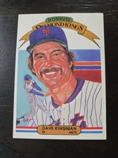 1982 Donruss Diamond Kings Dave Kingman #17 New York Mets. H12