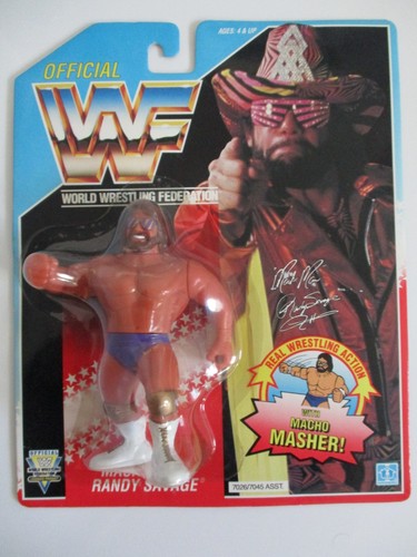 MACHO MAN , HASBRO , WWF MOC , SERIES 2 , RARER VA...