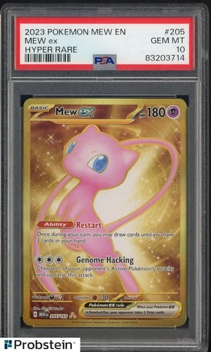 #2 2023 Pokemon MEW EN Hyper Rare #205 Mew ex PSA 10 GEM MINT