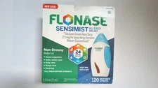 FLONASE Sensimist Nasal Spray - 120 Metered Sprays- 0.3oz.- Exp 01/27