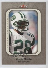 2003 Fleer Snapshot Curtis Martin #86 HOF m5e