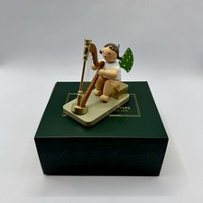 Wendt & Kühn Engel mit Konzertharfe Erzgebirge Jubiläumsengel Sammlerstück