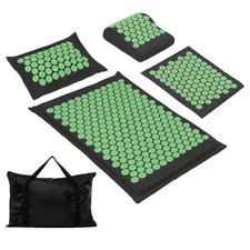 XiaoMaGe Acupressure Mat & Pillow Set w/ Bag - Pain & Stress Relief, Circulation