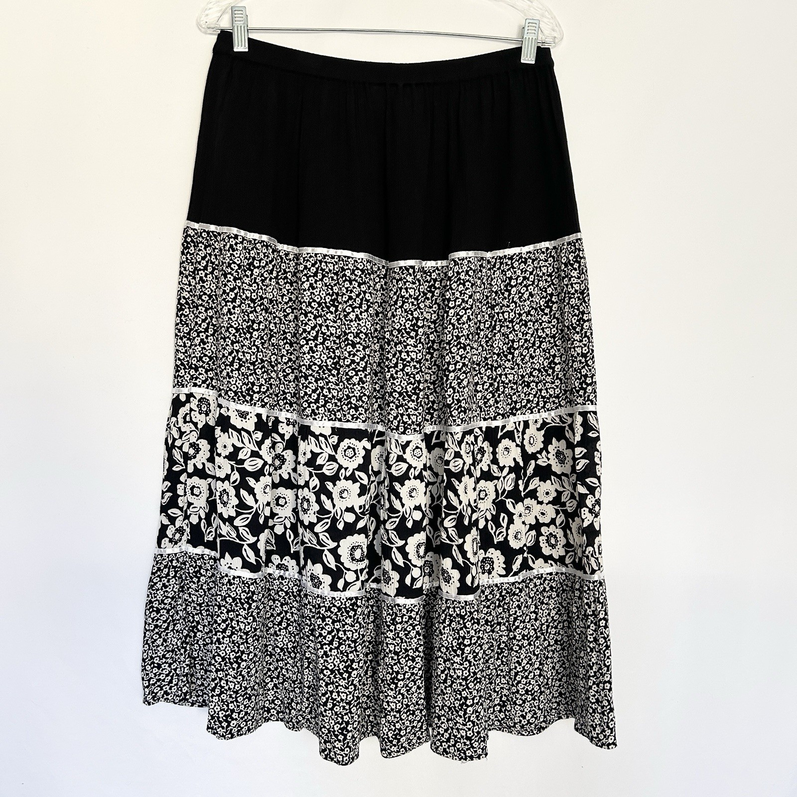 Cathy Daniels Dark Cottagecore Patchwork Midi Ski… - image 3