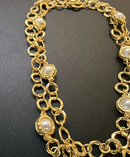 Karine Sultan Luminous Pearl Station Necklace - Picture 5 of 9