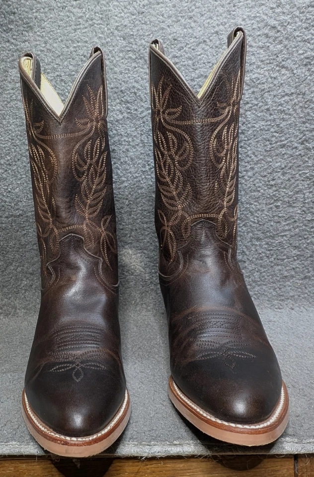 Justin Boots Women's Rosey Western Cowgirl Boot Crisp Leather Riding Style 10  - Image 4 of 4