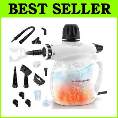 #ad Powerful High Pressure Steam Cleaner Set $85.49
